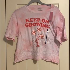 NWT ty-Dye Pink Crop Top
